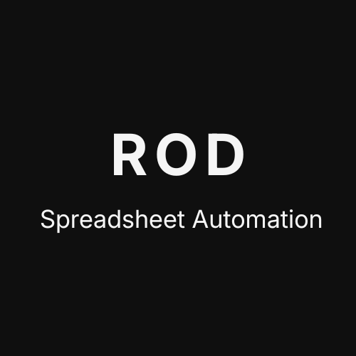 ROD – Spreadsheet Automation
